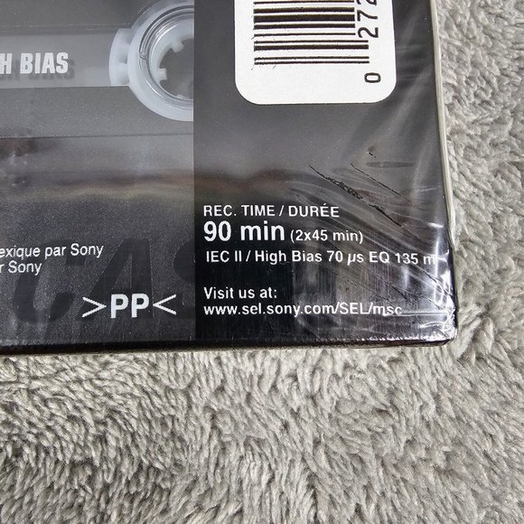 Sony 2 pack Cassette Tapes CD-IT Slide Case performance & Sound High Bias 90Min - Picture 10 of 12